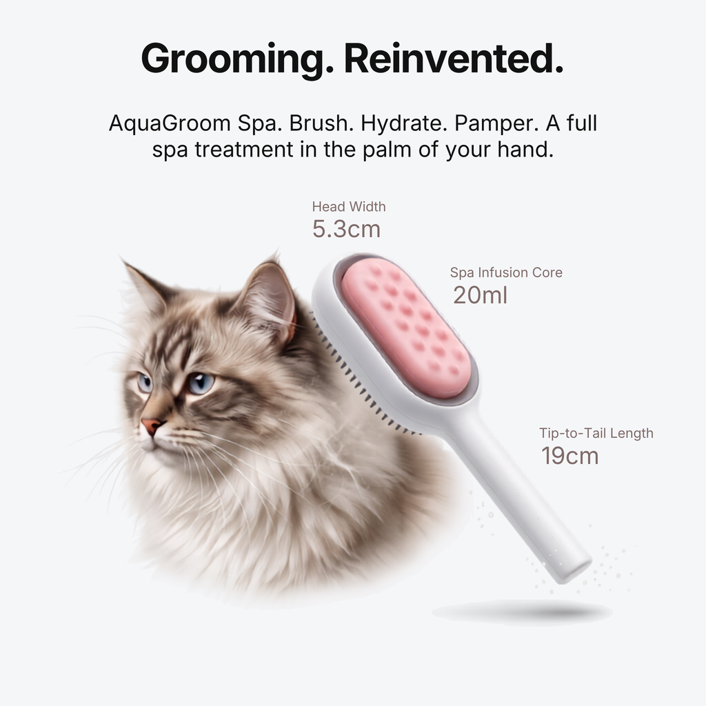AquaGroom™ Spa – Hydrating Pet Massage Brush