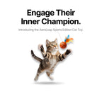 WobbleStrike™ Feather Teaser 🐾 - Kinetic Hunting Toy for Indoor Cats